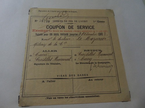 Billet train coupon de - billet,