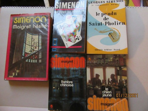 Lot georges simenon - de,