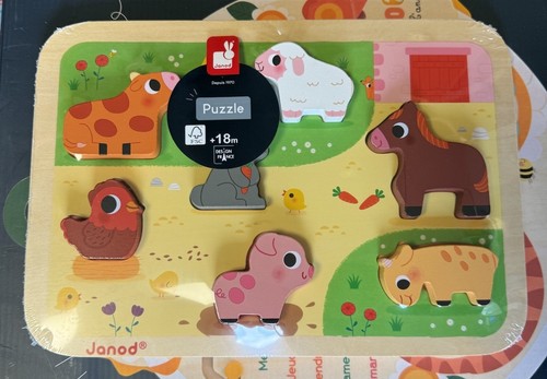 Janod chunky puzzle la - chunky, à