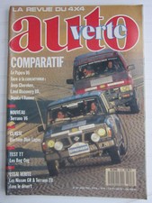 AUTO VERTE 4X4 N° 107/NISSAN GR-TERRANO TD/TERRANO V6/PAJERO V6-CHEROKEE-DISCOVE