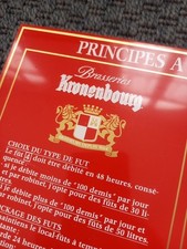 KRONENBOURG Tôle publicitaire