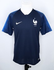 FRANCE FFF 2018 HOME SHIRT S - MAILLOT NIKE VINTAGE COUPE DU MONDE RUSSIE ÉTOILE