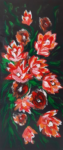 Tulipe peinture originale - peinture,