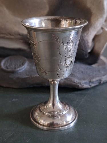 Coquetier argent massif 800 - coquetier,