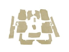 Sol Moquette Set Boucle pour Mercedes W123 Sedan Velour E. T.S 15 Pièces Beige