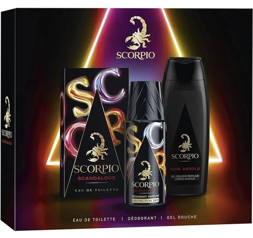 Coffret cadeau parfum scorpio - coffret,