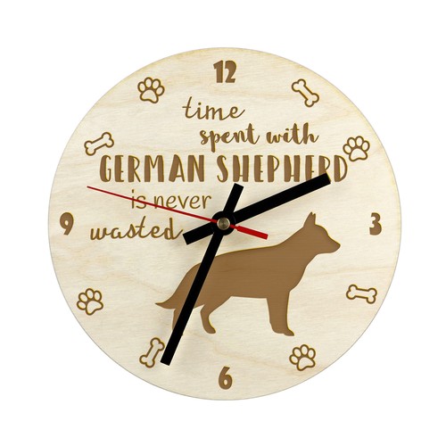 Berger allemand horloge - , en