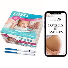 Lot de 25 Test de Grossesse et 25 Test Ovulation | Bandelette Urinaire|25 mIU/ml