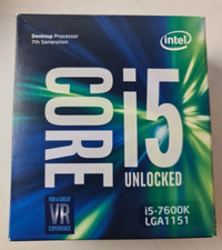 Processeur Intel Core i5-7600K Kaby Lake 4.20 GHz i5 7600k b250 b150 z170 z270