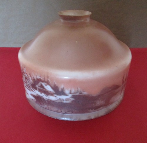 Ancien abat jour opaline - ancien, opaline/