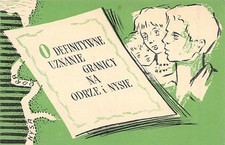 POLSKA Poland - Karta Solidarności 1959 (pocztówka wydana we Francji przez Stowa