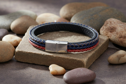 Bracelet fred bennett cuir - en,