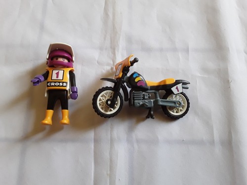 Playmobil 3044 moto cross - moto,