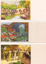 3 BUVARDS - 1950-60  sans publicité imprimé voir exemple avec pub