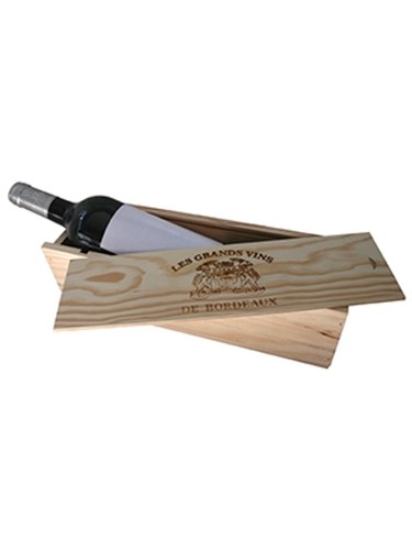 Caisse bois vins bouteille - vins, 1