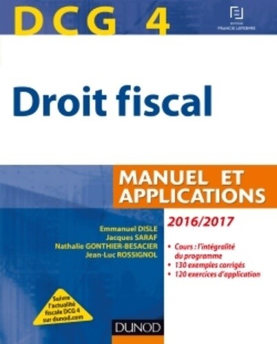 Dcg droit fiscal manuel - dcg,