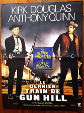 AFFICHE LE DERNIER TRAIN POUR GUN HILL KIRK DOUGLAS ANTHONY QUINN 60X80 CM 1959
