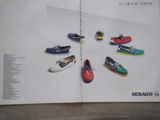 SEBAGO vintage Chaussures Print Ad! "Chaussures pour Hommes Colorful "