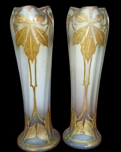 Paire ancien grand vase legras - ancien,