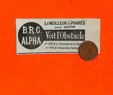 PHARES BRC ALPHA /  PUBLICITÉ