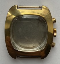 QUASI NOS BOITIER PLAQUE OR MONTRE CHRONOGRAPH @ CHRONO WATCH MECANIQUE TOP N2