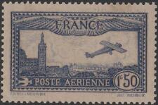 FRANCE STAMP TIMBRE PA 6 b " AVION MARSEILLE 1F50 OUTREMER VIF" NEUF xx TTB J789