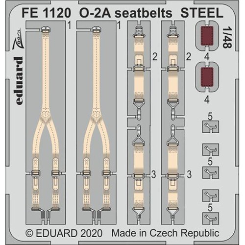 Eduard fe1120 seatbelts - eduard, o-2a