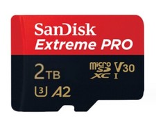 SanDisk 2 To Extreme Pro Carte Mémoire microSD, jusquà 170MB/s,Classe 10,U3,A2