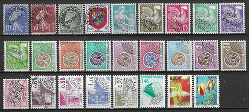 Timbres france oblitérés - timbres,