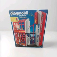 Playmobil City Action 5361: Caserne De Pompiers Avec Alarme/ Neuf Et Scellé