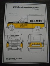 CATALOGUE/BROCHURE PLANCHE DE