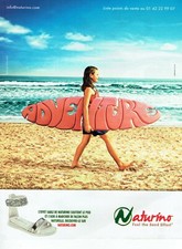 Publicité Advertising 520  2011  Naturino  chaussures sandales   plage sable