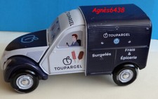 VOITURE EN TAULE 2 CV MINIATURE BOITE ALIMENTAIRE TOUPARGEL 