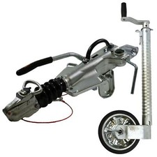 Attelage d'attelage et jockey pour remorque fourgon Ifor Williams 3500 kg CT177