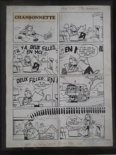 Planche originale maurice - originale,