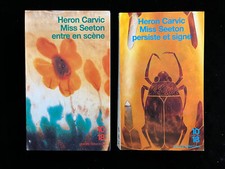 ¤ Lot 2 thrillers - Heron CARVIC - Miss SEETON -  éd. 10|18 Grands Détectives