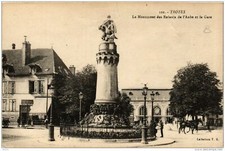 CPA AK TROYES Le Monument des Enfants de l'Aube et la Gare (723208)