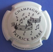 Muselet capsule de champagne BARRE P. n°3 vert pale