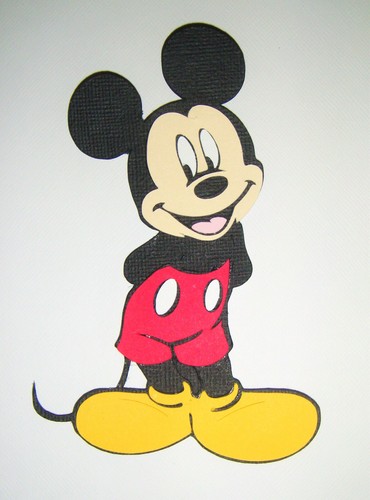 Mickey mouse die - die, paper