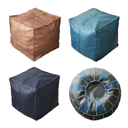 Housse pouf marocain fait - pouf,