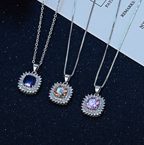 Sparking sterling silver cubic - silver,