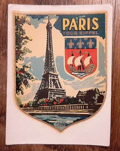 Décalcomanie paris tour - paris,