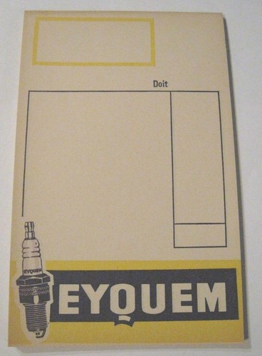 Facturette automobile bougie - facturette,
