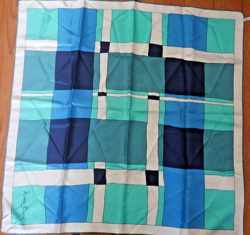 Foulard soie nina ricci - soie,