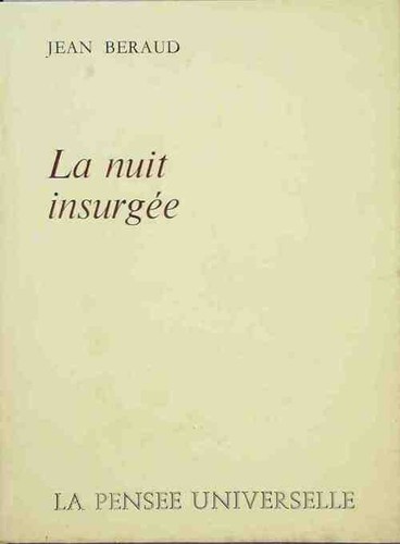 Nuit insurgée jean - la,