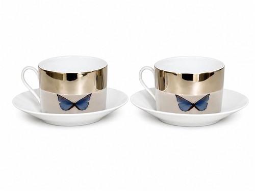 Set tasse thé miroir - set, À
