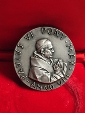VATICAN ET ÉTATS PONTIFICAUX Médaille annuelle en Argent Paul VI 1970 Rome