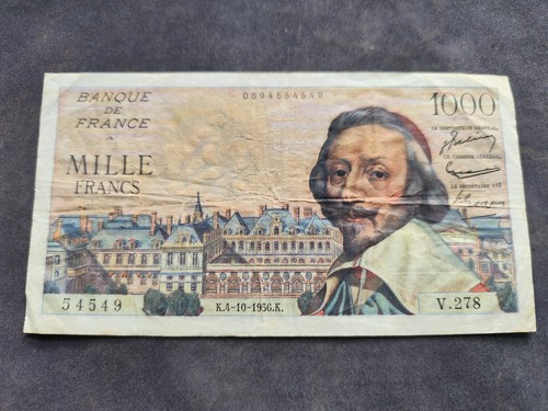 1000 francs richelieu - 1000,