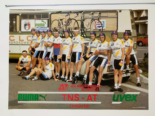 Slusovice biking team poster - slusovice,