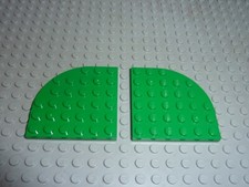 2 x LEGO Green round plate 6003 / set 79002 70749 41185 79003 41176 75139 60069